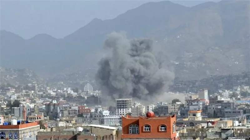 مقتل 35 فى غارة لطيران التحالف العربى فى اليمن