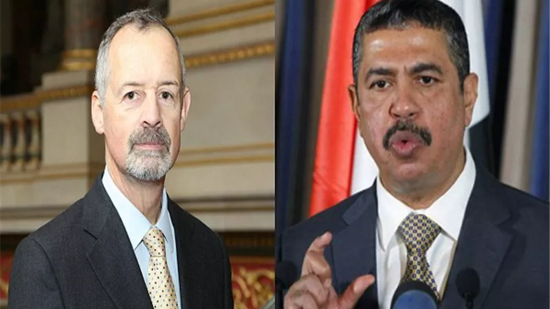 نائب الرئيس اليمني يلتقي سفير بريطانيا بصنعاء
