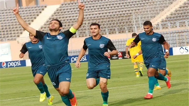 إنبي يسجل الهدف الأول في مرمى أسوان