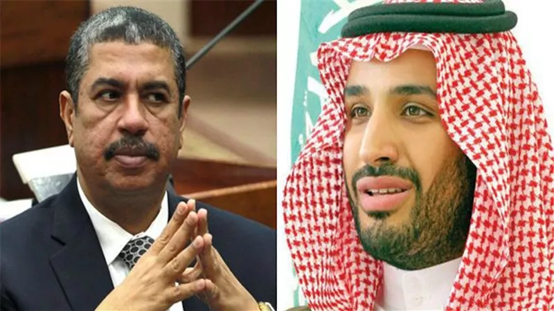 ولي ولي العهد السعودي يبحث مع بحاح تطورات الأوضاع في اليمن