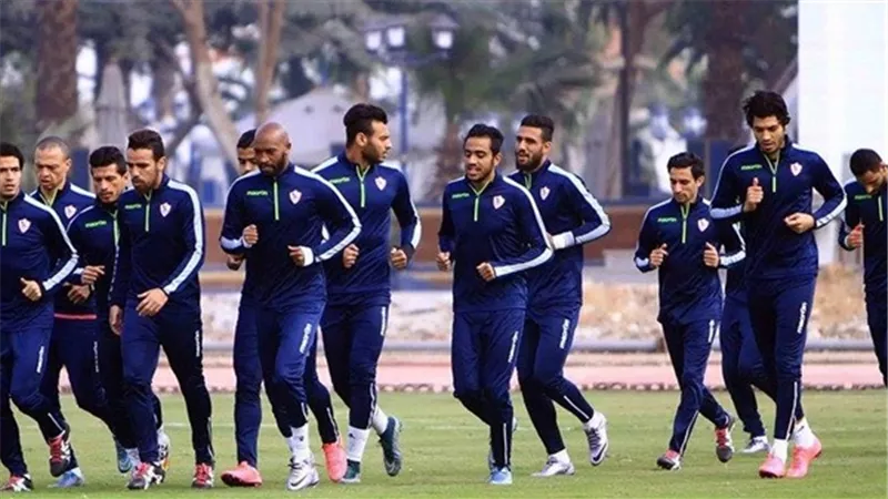 الزمالك يختتم تدريباته استعدادًا للمصري