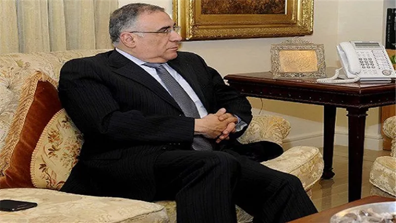 السفير المصري ببيروت يلتقي وزير المالية اللبناني