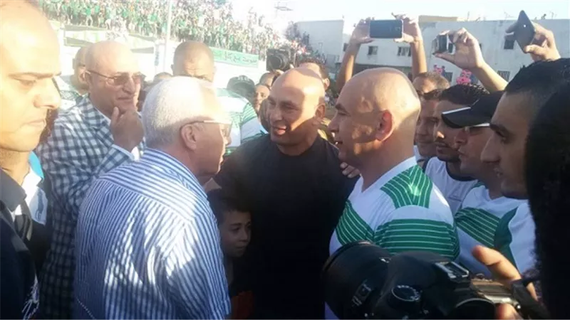 بالصور.. محافظ بورسعيد في تدريبات 