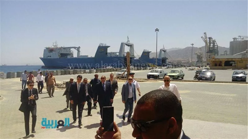 ننشر صور زيارة سفير كازاخستان لميناء سفاجا