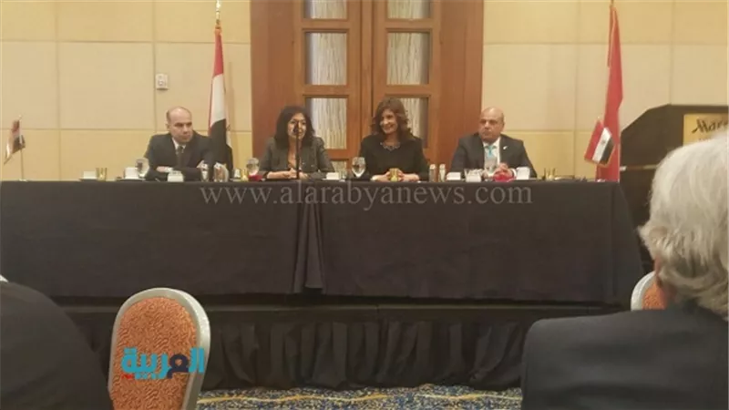 بالصور.. وزيرة الهجرة: الأقباط في مصر يتمتعون بكافة حقوقهم