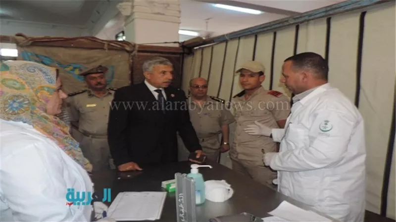 بالصور.. مدير أمن الغربية يتابع قافلة طبية لعلاج الأمناء والأفراد