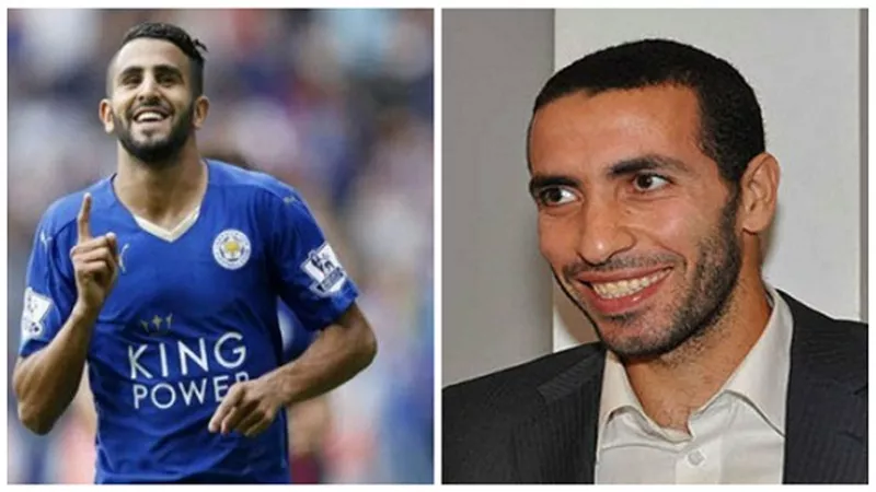 شاهد.. أبو تريكة يهنئ رياض محرز و