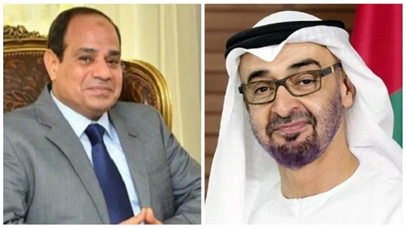 ولي عهد أبو ظبي يهنئ  السيسي بذكرى تحرير سيناء 