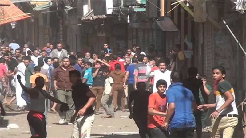 بلطجية يعتدون على حملة لإزالة التعديات بشرق الإسكندرية