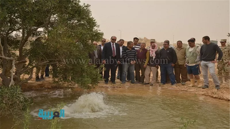 بالصور.. محافظ مطروح: ضخ تجريبي جزئي لمياه الشرب استعدادًا لموسم الصيف