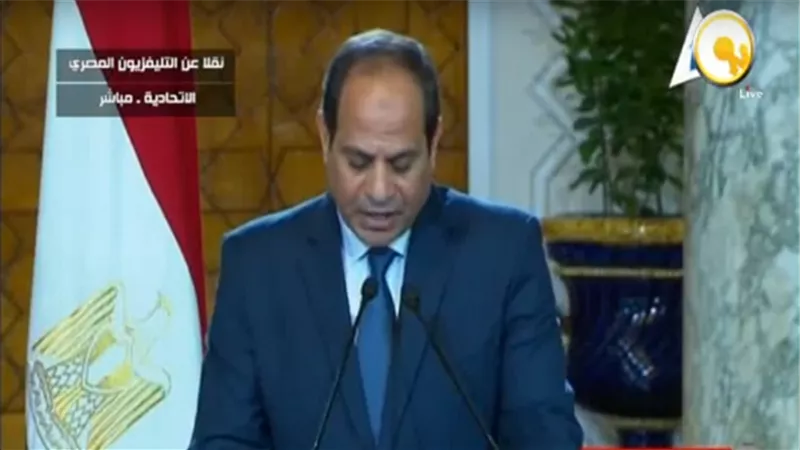 بالفيديو.. ننشر نص كلمة السيسي خلال المؤتمر المشترك مع ملك البحرين