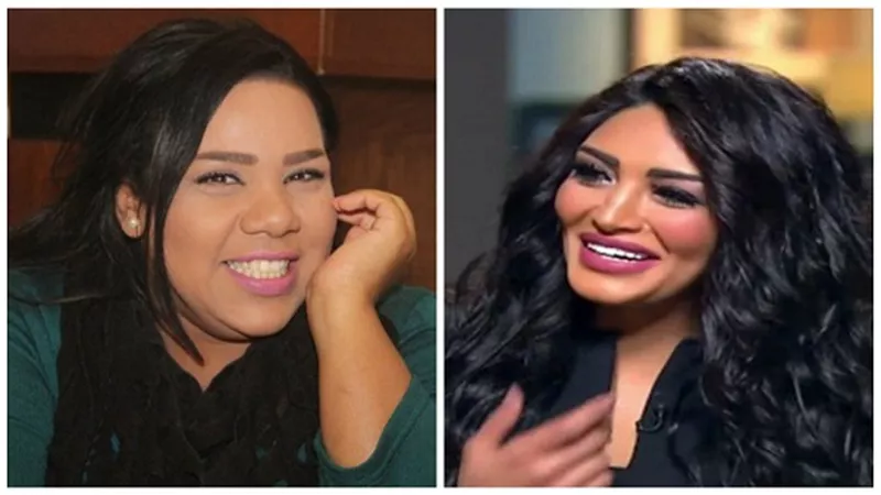 شيماء سيف تداعب الإعلامية سالي عبدالسلام بـ