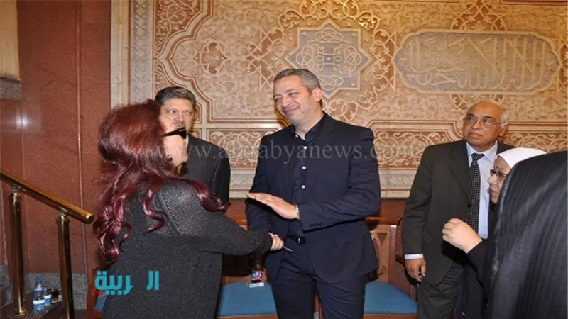 بالصور.. نجوم الفن والإعلام والسياسة في عزاء الإعلامي أمين بسيوني 