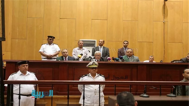 جلسة النطق بالحكم على المتهمين في 