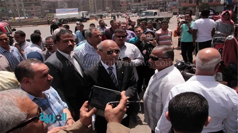بالصور.. القائم بأعمال محافظ القاهرة يأمر بإزالة الإشغالات حول ميدان المطرية