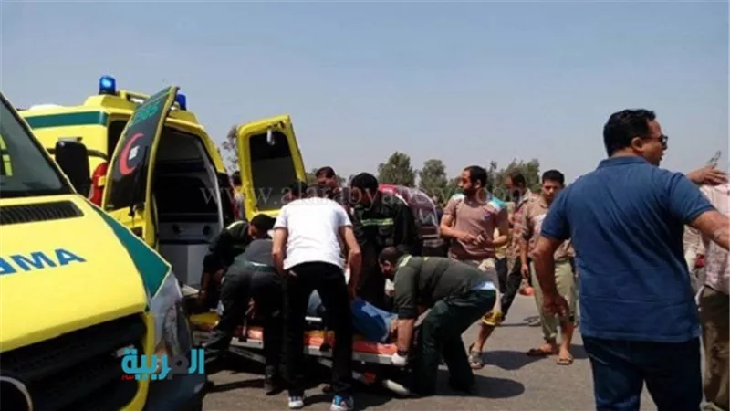 بالصور.. مصرع وإصابة 3 أشخاص في حادث تصادم بكفر الشيخ