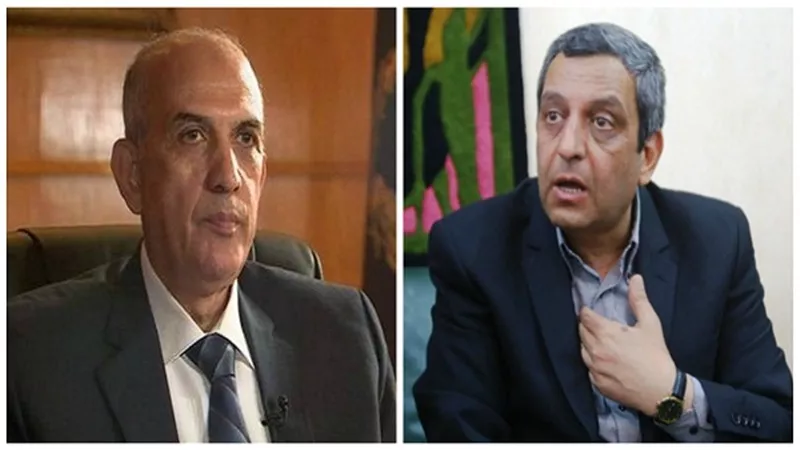 شاهد.. لحظة انفعال نقيب الصحفيين على المتحدث باسم وزارة الداخلية 