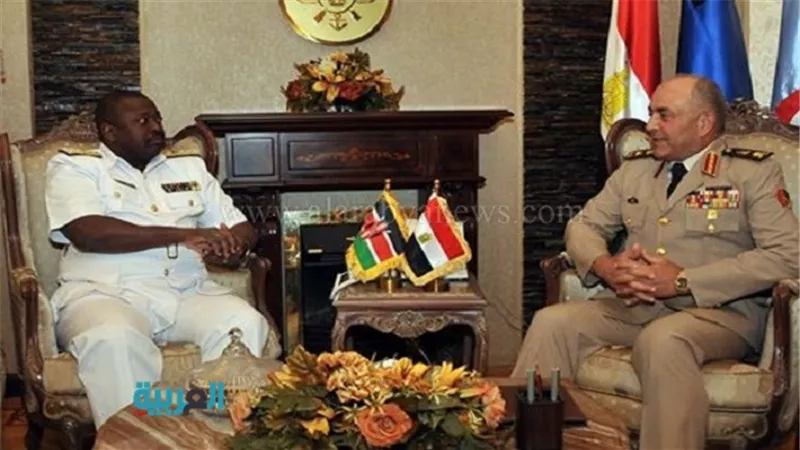 بالصور.. الفريق محمود حجازي يلتقي رئيس الأركان الكيني
