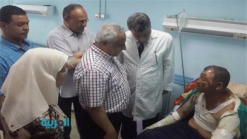 نقل ناظر محطة سمالوط لمستشفى الحلمية العسكري