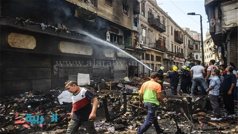 نائب محافظ القاهرة: انتهاء عمليات إطفاء حريق الرويعي والبدء في رفع المخلفات
