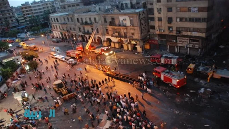 النيابة تنتقل لمشرحة زينهم لمناظرة جثث ضحايا حريق العتبة