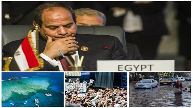  هل انتهى شهر العسل بين السيسي والإعلام.. غرق الإسكندرية واتفاقية ترسيم الحدود أبرز الأزمات بين الرئيس و