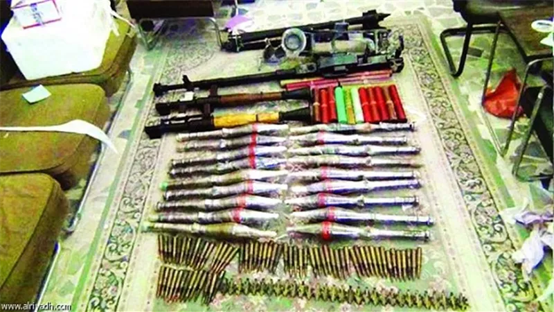 ضبط كمية من الأسلحة والذخائر في شقة سكنية بالعريش