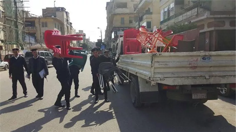 حملة مكبرة لإزالة الإشغالات بحي عين شمس 