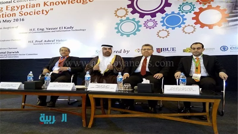 بالصور.. وصول وزير التعليم العالي لإطلاق مؤتمر 