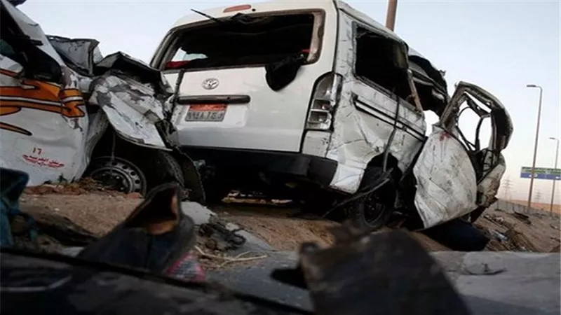 16 مصابًا بحادث تصادم ميكروباص مع أتوبيس بدمنهور 