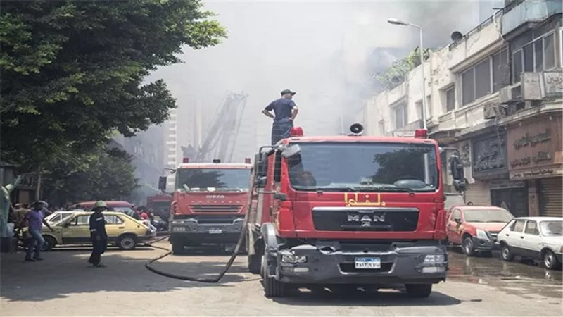 إخماد حريق بأحد مكاتب وزارة الداخلية بالدراسة