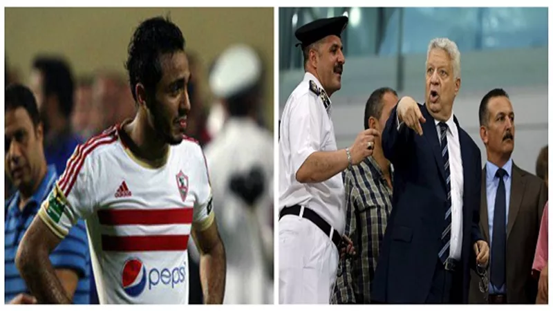 شاهد.. رد فعل مرتضى منصور على تسديدة كهربا وفرصة أوباما 