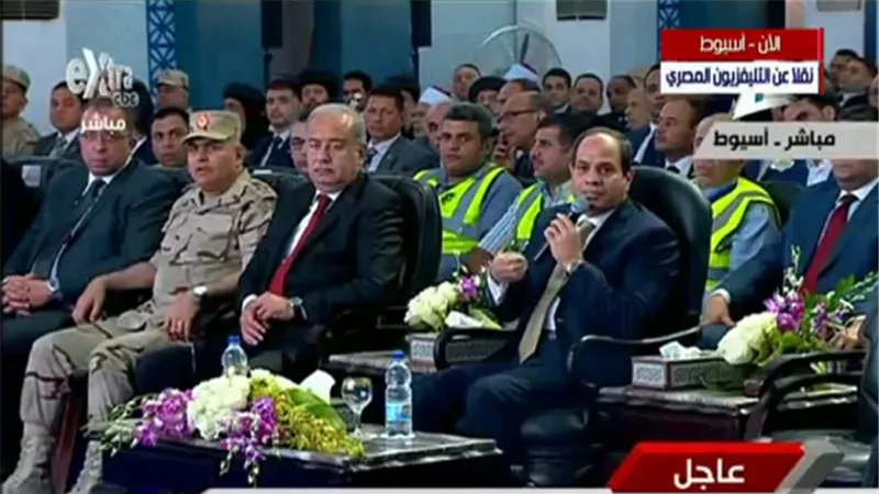 بث مباشر.. السيسي يشهد افتتاح محطة كهرباء أسيوط الجديدة
