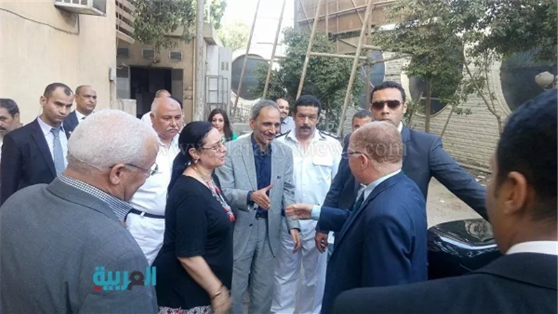 وزير الثقافة يزور المعهد العالي للسينما لتفقد آثار الحريق