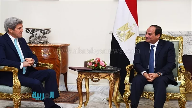 بالصور.. السيسي يستقبل وزير الخارجية الأمريكي