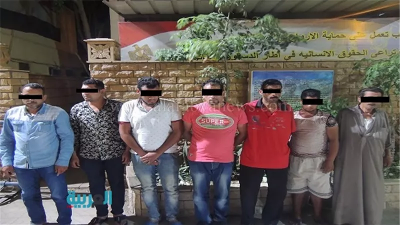 ضبط 8 قبل وقوع مشاجرة بالبساتين 