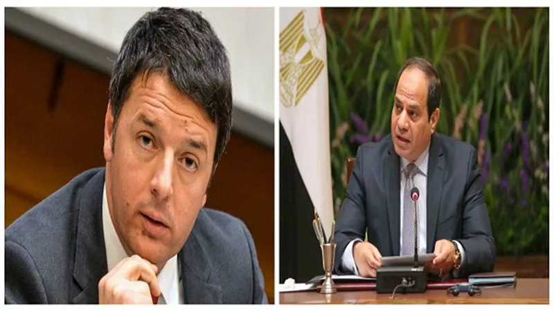 السيسي يتلقى اتصالاً هاتفيًا من رئيس الوزراء الإيطالي