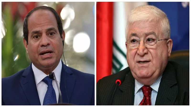 برقية عزاء من رئيس العراق إلى السيسي في ضحايا الطائرة المنكوبة