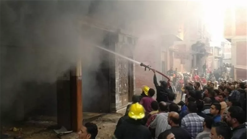 الحماية المدنية تسيطر على حريق مروع بمصنع ملابس في أوسيم 