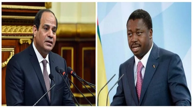 الرئيس التوجولي يبعث ببرقية تعازي إلى السيسي والبابا تواضروس