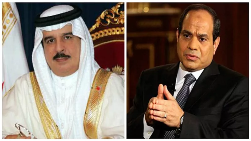 ملك البحرين يعزي السيسي في ضحايا الطائرة المفقودة