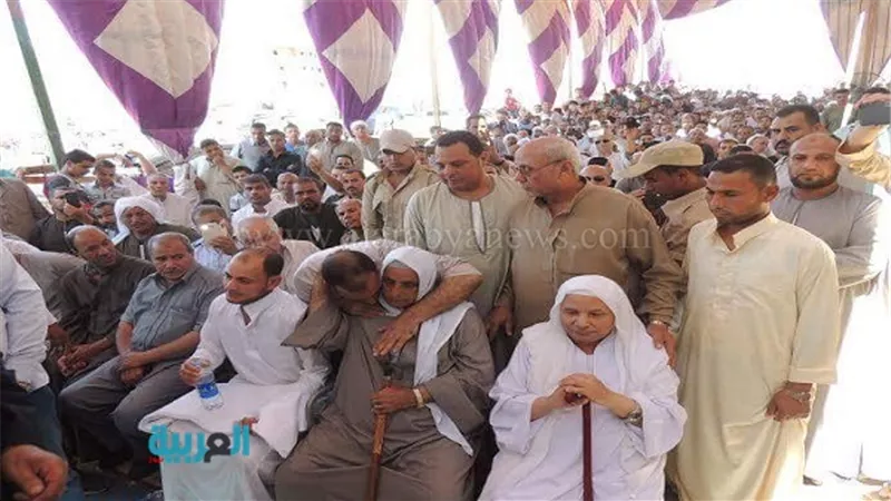 بالصور.. إنهاء خصومة ثأرية بالفيوم