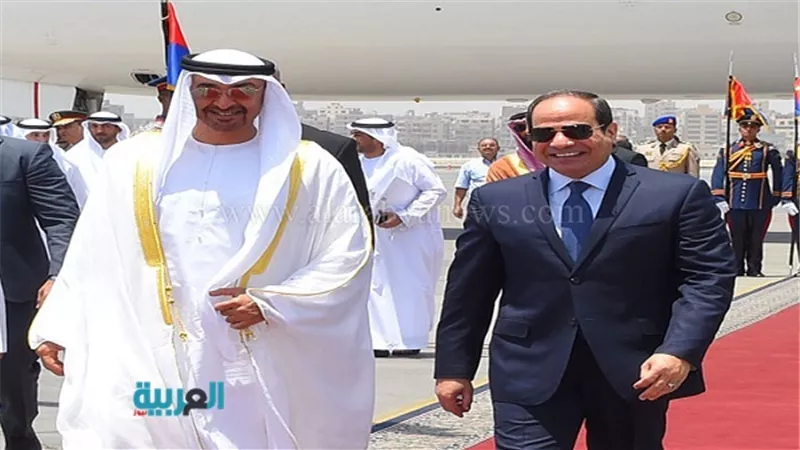 السيسي يستقبل ولي عهد أبوظبي