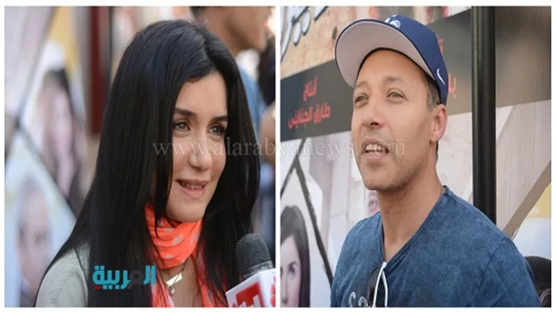 بالصور.. غادة عادل وأحمد فهمي يحتفلان بـ