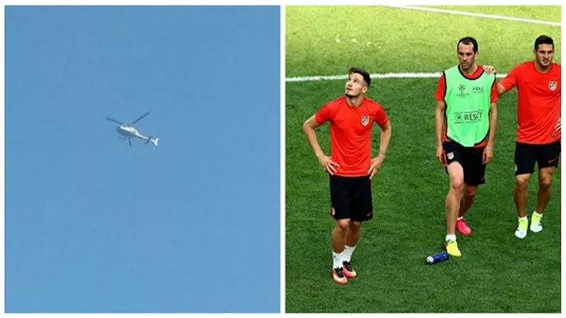 بالصور.. الريال يتجسس على أتلتيكو بـ