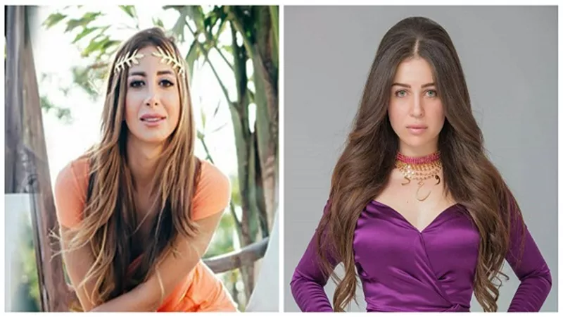 مي عزالدين مع والدتها في خطوبة هند رضا