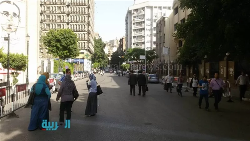 بالصور.. تعزيزات أمنية في محيط نقابة الصحفيين