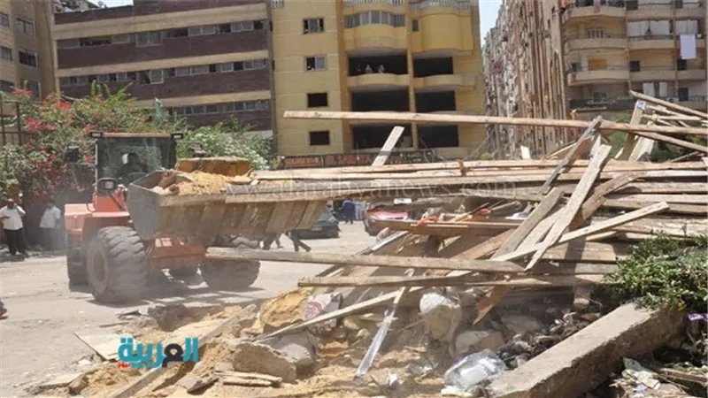 إعادة الانضباط لشارع العشرين بفيصل.. وإزالة تعديات على أرض أملاك دولة 