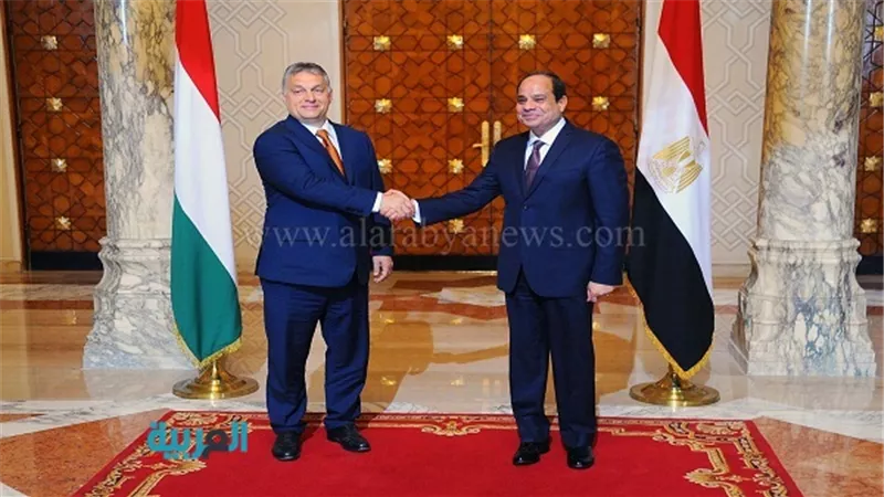 بث مباشر.. السيسي ورئيس وزراء المجر يوقعان عددًا من اﻻتفاقيات 