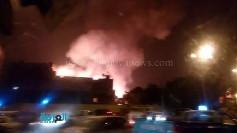 مصدر أمني يرجح تسبب ماس كهربائي في حريق الهرم